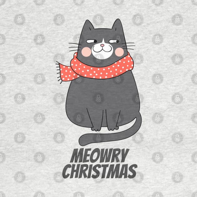 Meowry Christmas - Cute Cat Gifts by Animal Specials